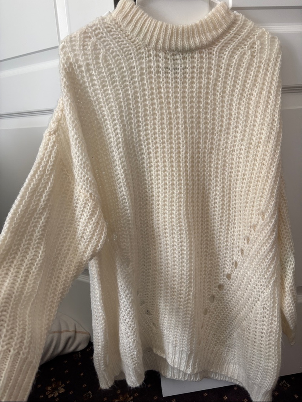 American eagle Cream Chunky Knit Women's Sweater